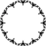Floral frame beeld