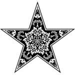 Dekadentní dekorativní hvězda