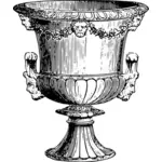 Dekorativa gamla cup