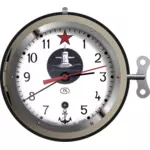 Image de vecteur horloge de sous-marin nucléaire soviétique