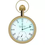 고전적인 로마 포켓 시계 벡터 이미지