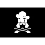 Pirate kitchen flag