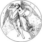 Eros und Psyche illustration