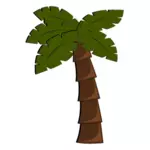 Immagine vettoriale albero di Palma