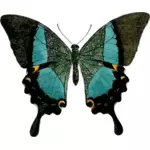 Blå fjäril symbol
