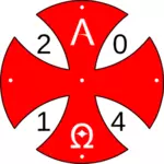 Symbole de bougie Paschal