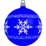 Blue Christmas tree bal