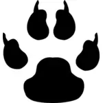 Paw silhouette