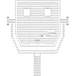 ASCII mzdy dalekohled vektorový obrázek