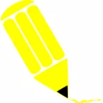 Clipart de lápis amarelo