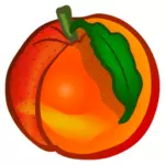 Värillinen persikka