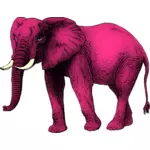 ClipArt di elefante rosa