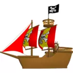 Пиратский корабль изображение