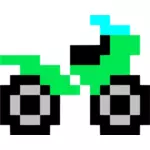 Pixel kunst motorsykkel