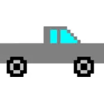 Camion grigio pixel