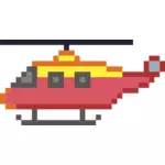 Pixel konst helikopter