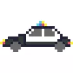 Samochód policyjny sztuki pikseli