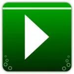 Grünes Symbol für Musik-Player
