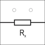 Plug-in resistor block