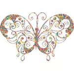 Kolorowe dekoracyjny motyl