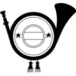 Emblema di corno postale