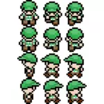Imagem do personagem de pixel