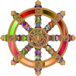 Prismatic dharma wheel