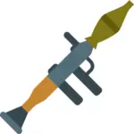 Färgade bazooka vektorbild
