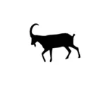 Goat vector silhouette
