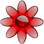 चमकदार फूल वेक्टर छवि