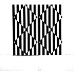 Imagem vetorial de quadrados e linhas de ilusão de ótica