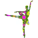Цветочные балерина