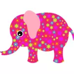 Kleurrijke olifant