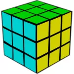 Unscrambled Rubik's cube