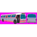 Tranzit autobuz vector imagine