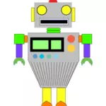 Kleurrijke robot afbeelding