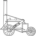 Stephenson's rocket drawing