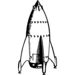 Rocket ship drawing