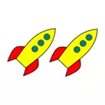 To raketter