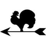 Rooster silhouette image