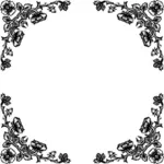 Frame van rozen vector afbeelding