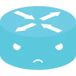 Bad mood emoji
