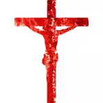 Crucifijo de rubí