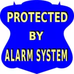 Alarm sistemi vektör sticker