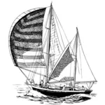 Blåsig segling