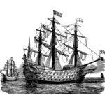 歴史的な帆船