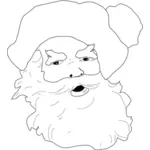 산타 클로스의 얼굴