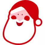 Santa's kepala sketsa