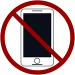Žádná ikona mobilní telefony