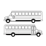 رسم متجه حافلة مدرسية